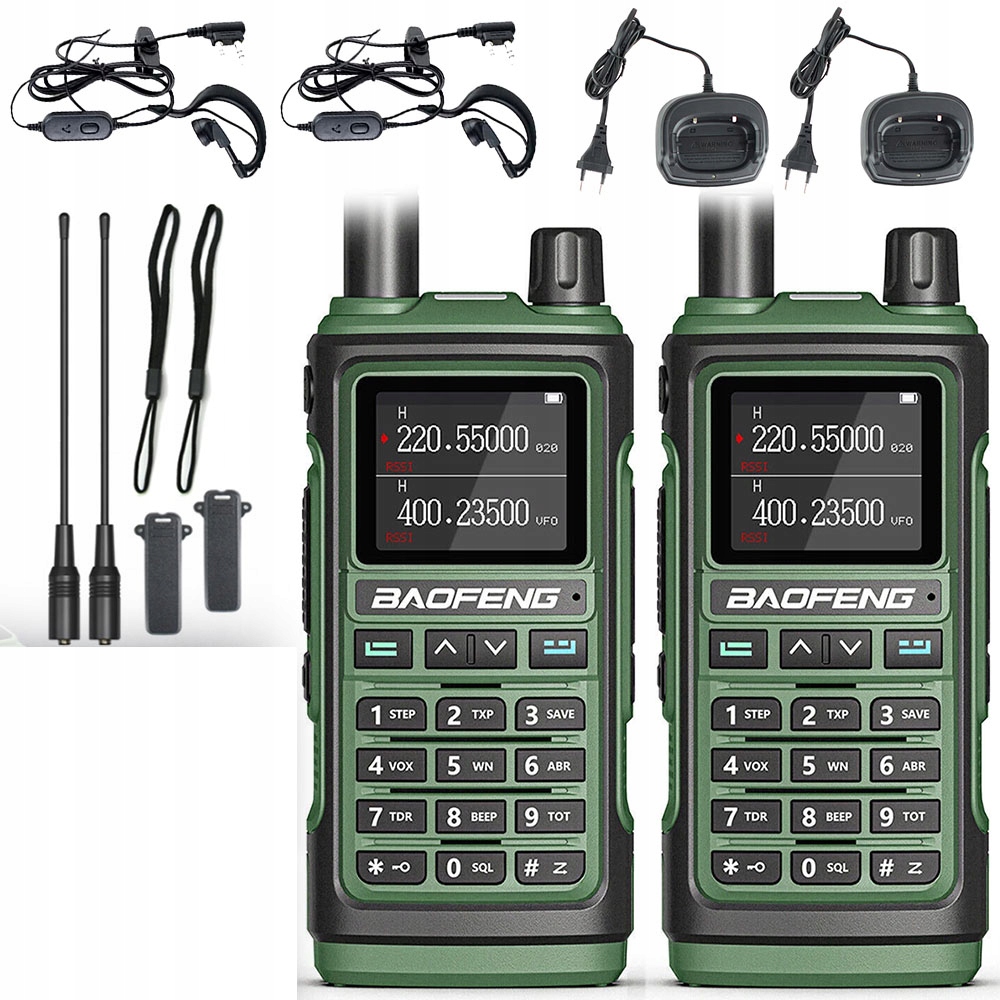 2 Krótkofalówka Radiotelefon Baofeng UV-17M Walkie Talkie Pmr Vhf Uhf Usb-c