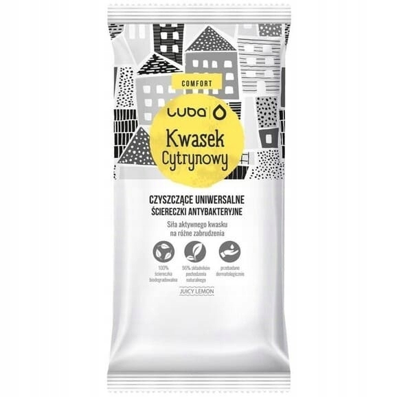 

Czyszczące Ściereczki Antybakteryjne Kwasek 24 Szt