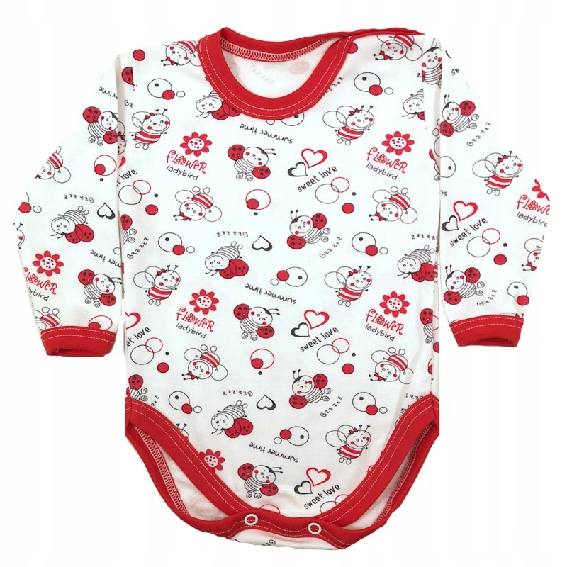 

Body Długi Rękaw 100% bawełna Polskie 86 cm