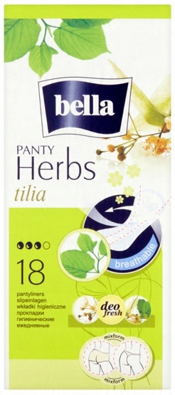 

Bella Wkładki higieniczne Panty Herbs Tilia 18 szt