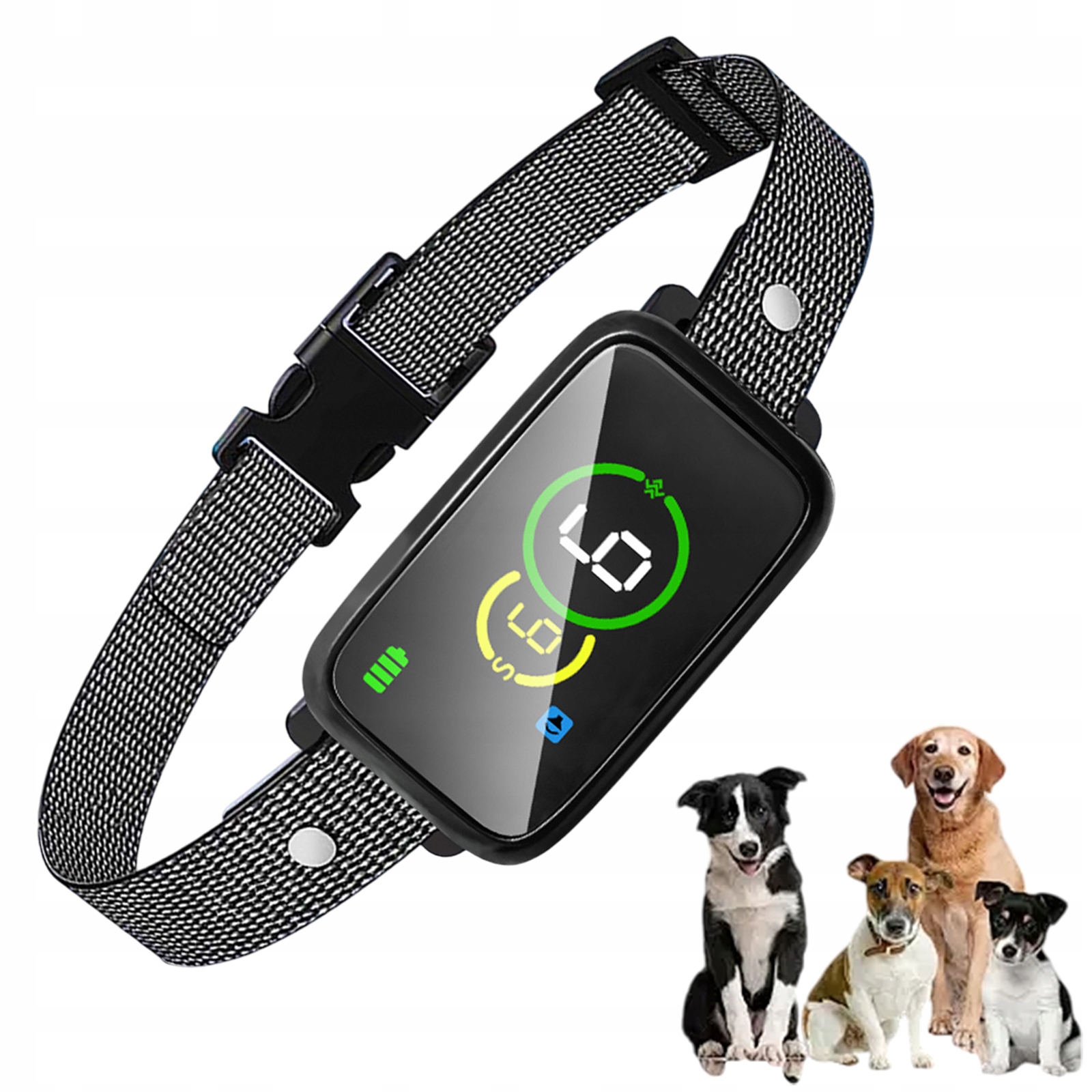 Levně Protištěkací Obojek Smart S Vibrací A Zvukem Pro Malé A Střední Psy