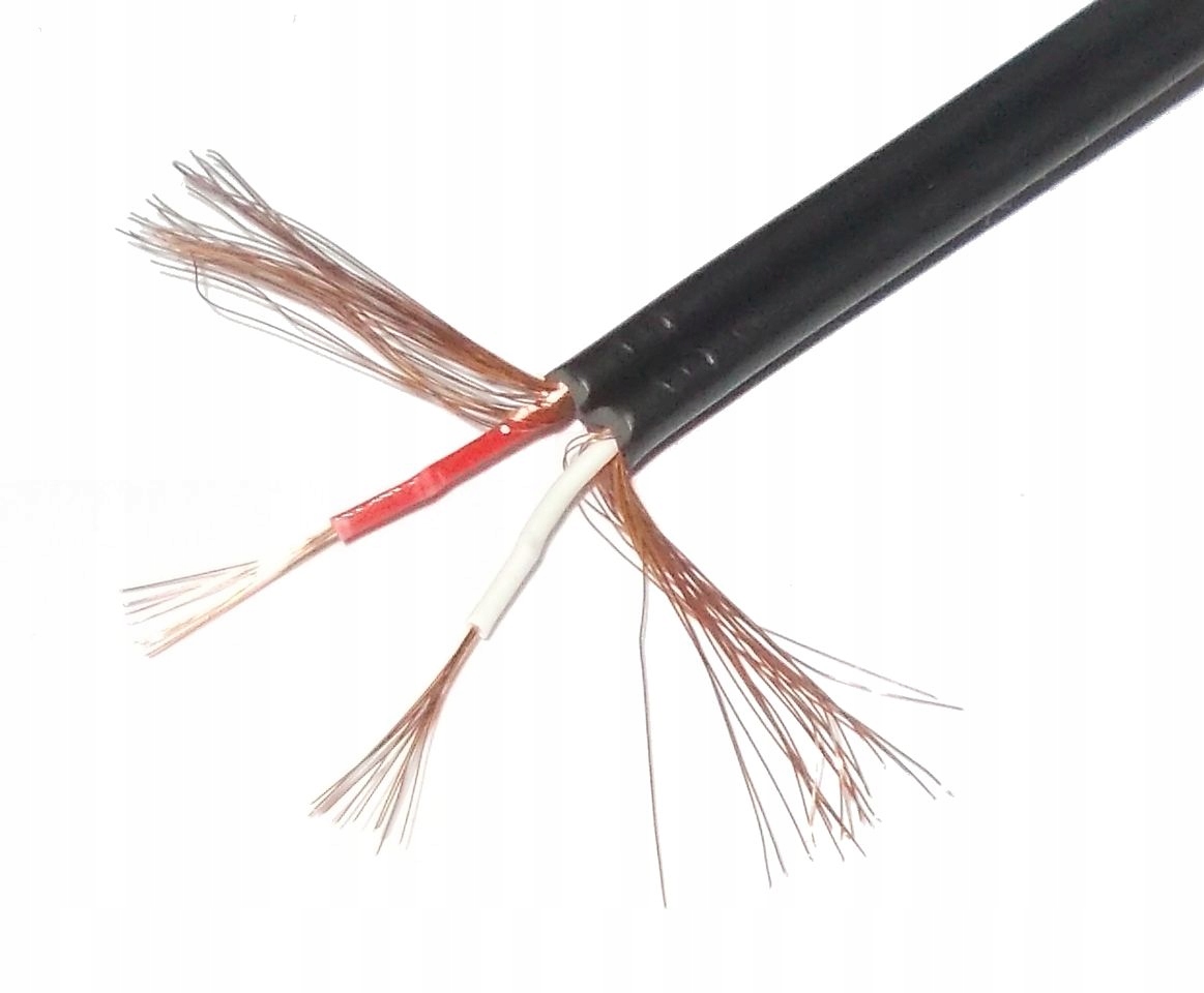 

Kabel 2 Żyły Ekran Płaski 10metrów (4003)