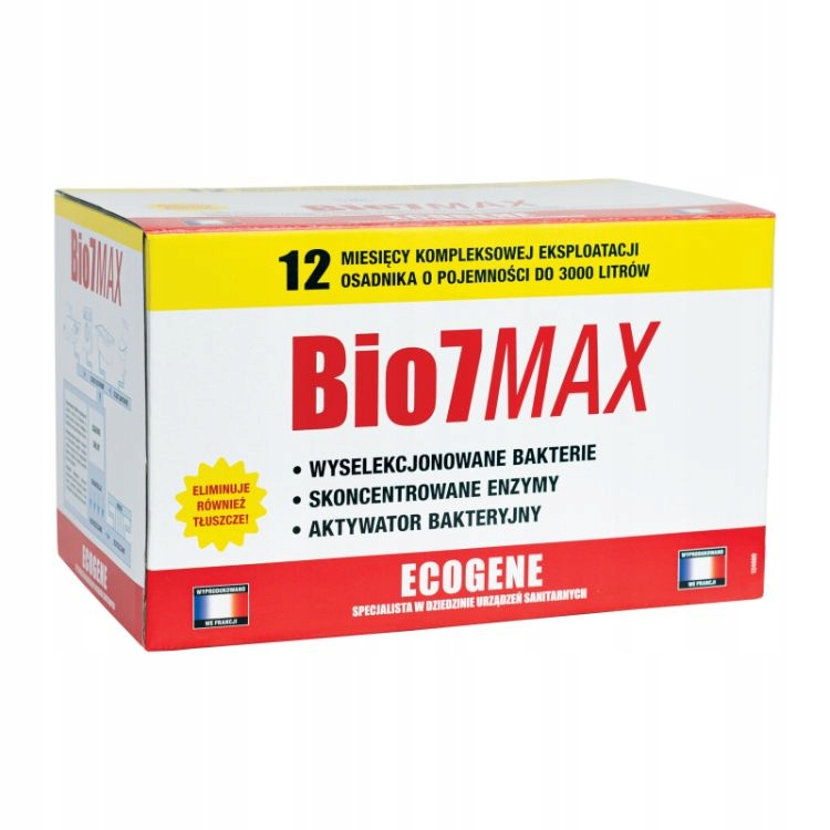 

Bakterie Do Szamba I Oczyszczalni BIO7 Max 1KG