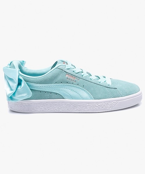 Puma Miętowe Sneakersy Suede Bow (37)