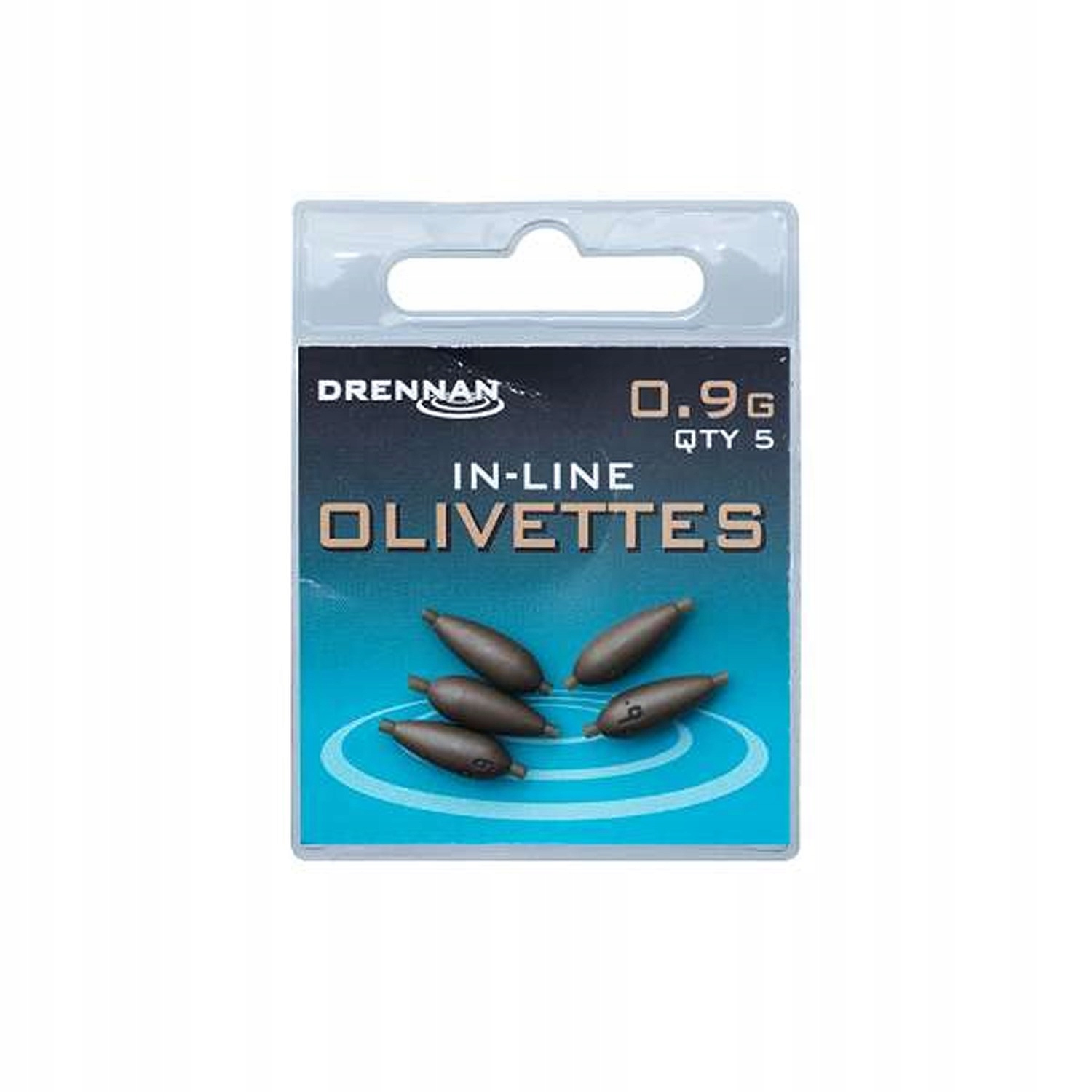 Drennan oliwki przelotowe 5szt. 0,9g