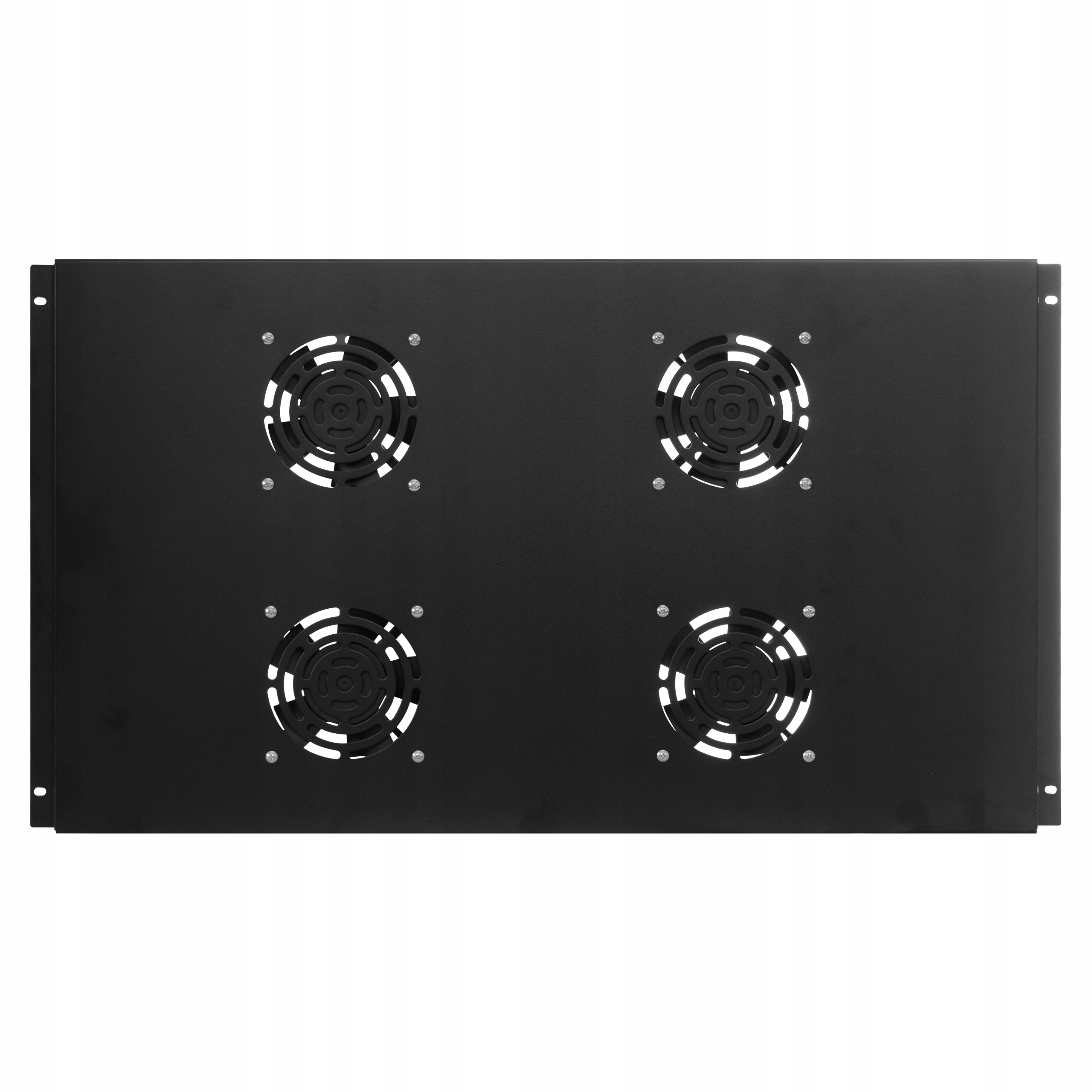 Panel wentylacyjny Rack 19" 1U 4x wentylator do szafy 600x1000 Neku Flr
