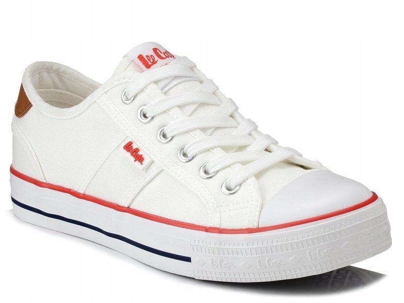 

Trampki damskie białe niskie Lee Cooper 0054L 40