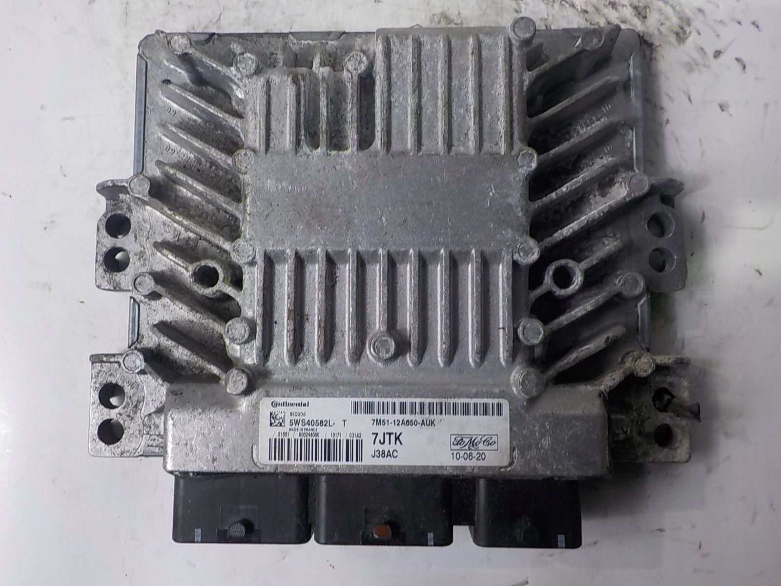 FORD C-MAX Computer Bedienteil 7M51-12A650-AUK 5WS40582L-T 7JTK