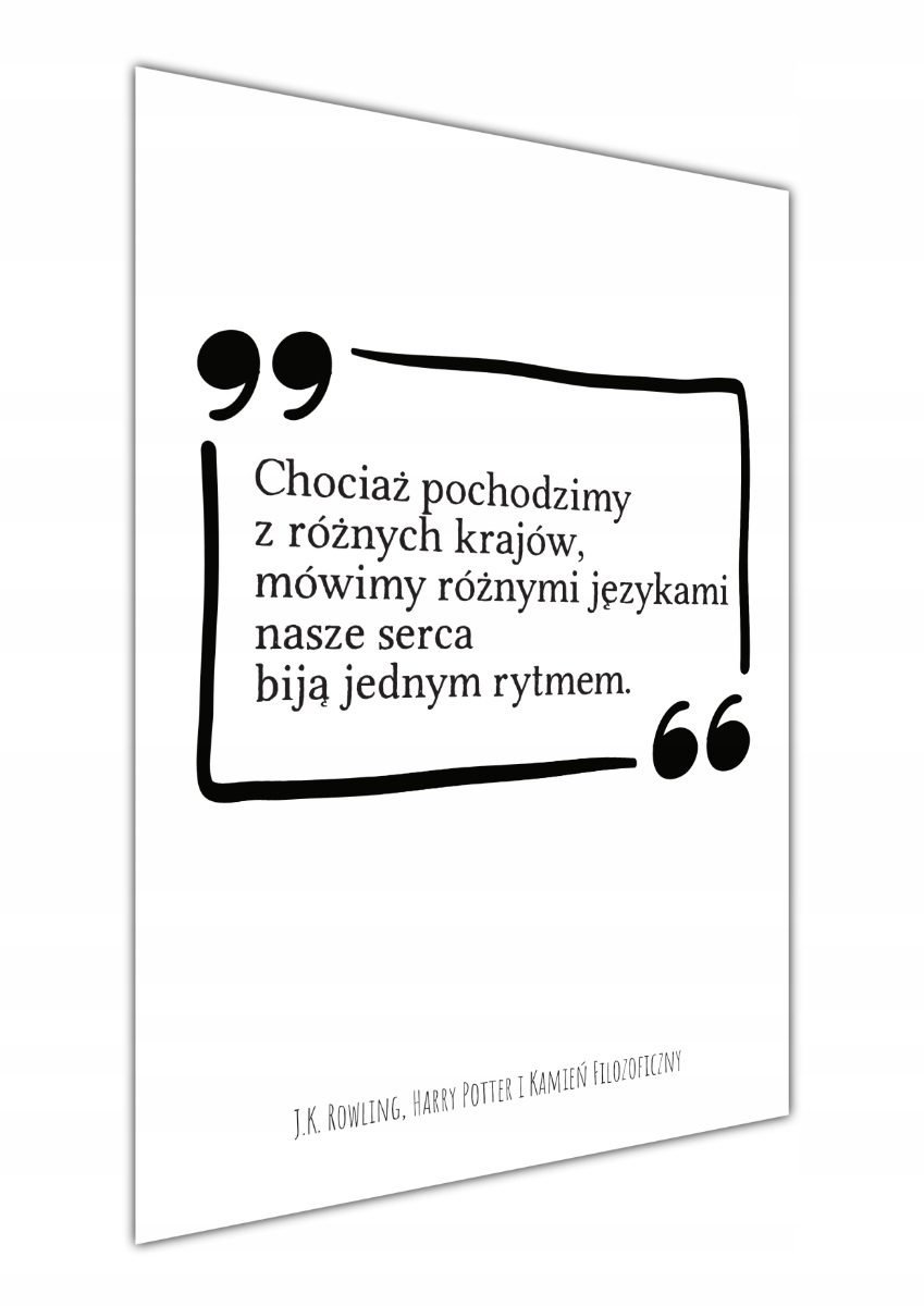 

Plakat Cytat Harry Potter 50 cytatów A4 Antyrama