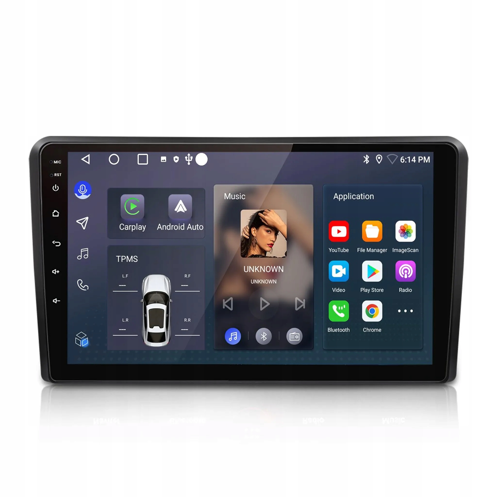 Rádio AndroidAudi A3 2008-2012