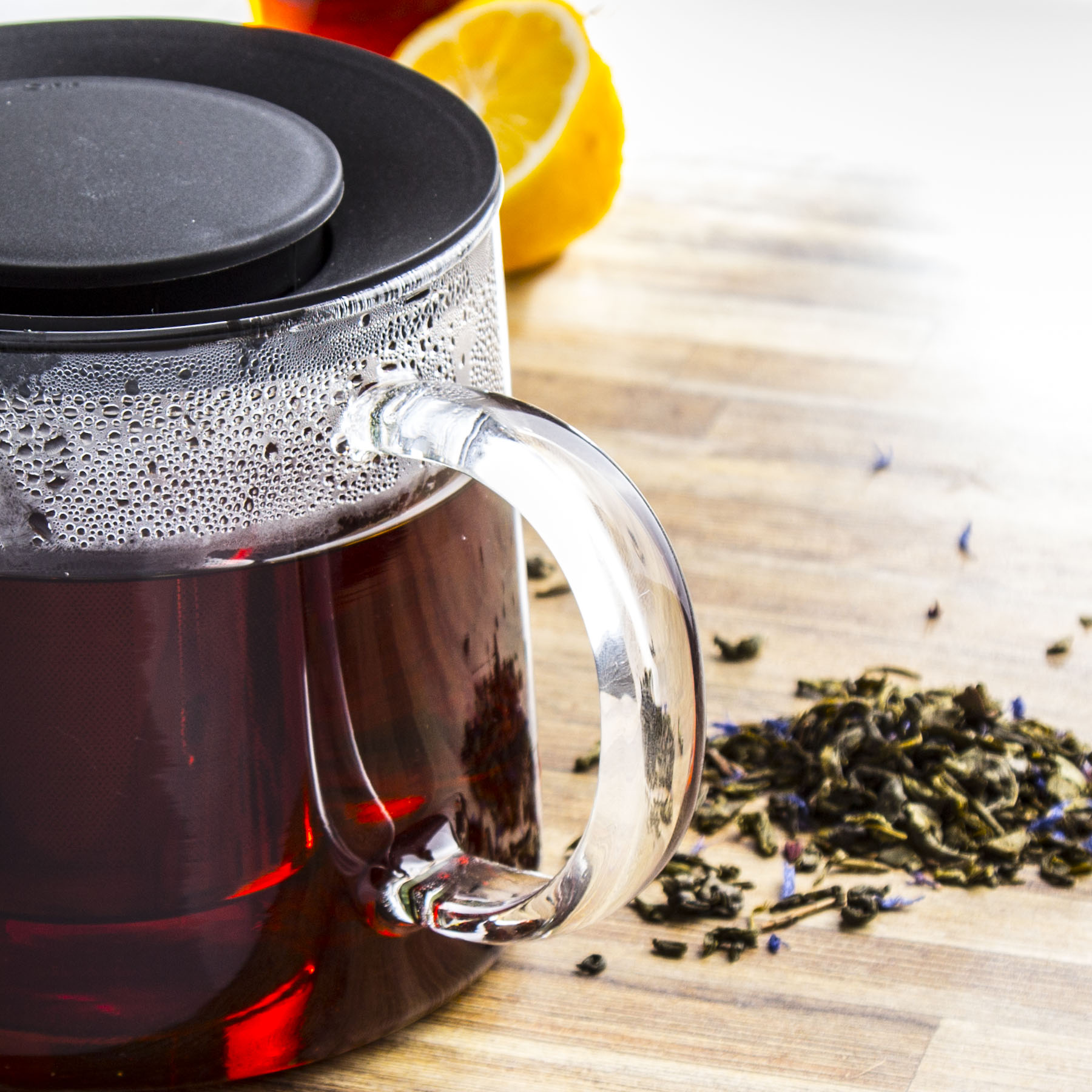 Zaparzacz do herbaty do ziół Dzbanek szklany 1,5L Pojemność 1500 ml