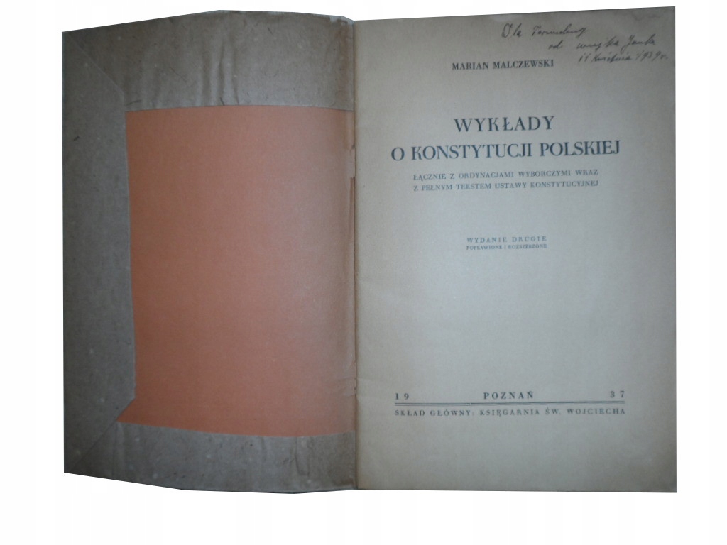 Wykłady o konstytucji polskiej Malczewski