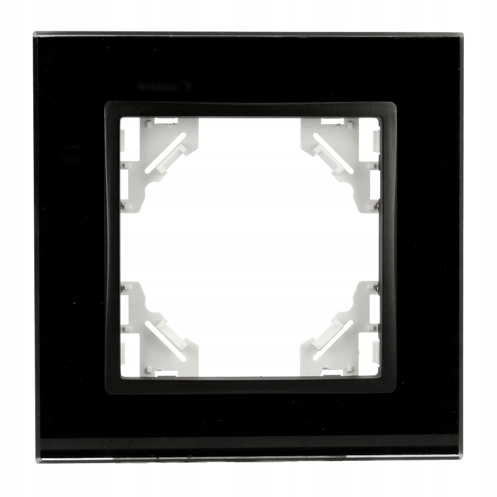 

Rama domowa gniazda wyłączniki czarna wytrzymała