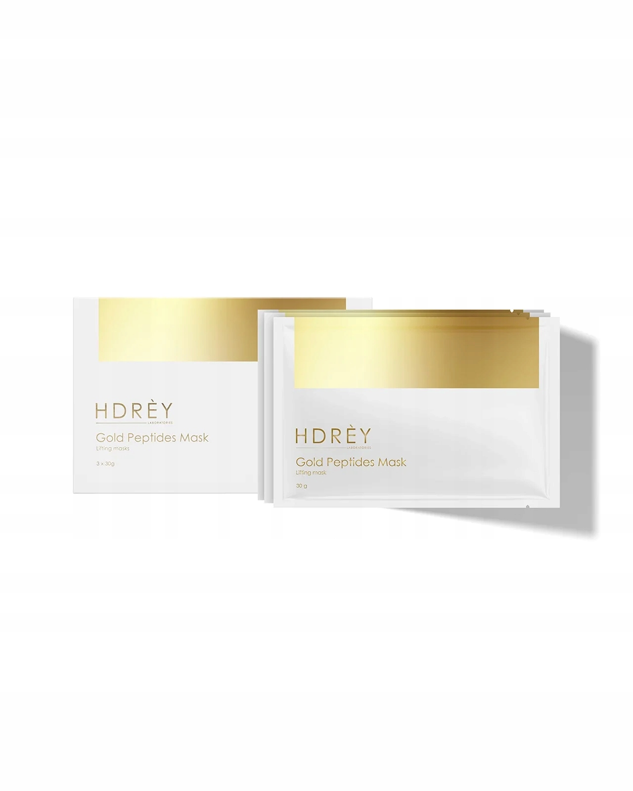 Hdrey Liftingująco-nawilżające maski z peptydami i kwas hialuronowy 3x30g
