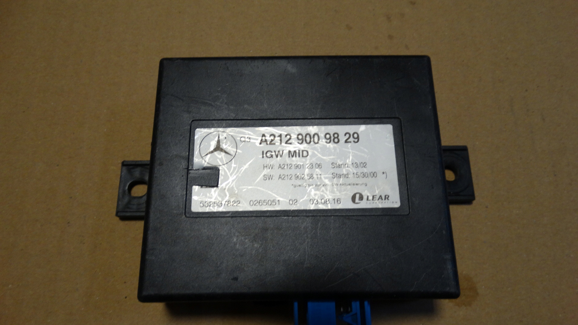 IDEALNY control unit RADARU DISTRONIC MERCEDES 1 9