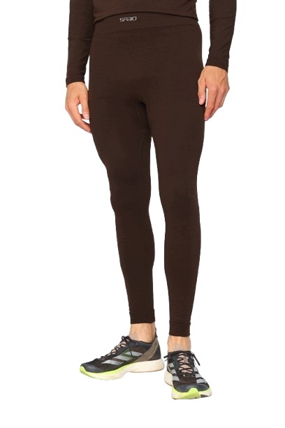 Spaio Termoaktivní legíny Merino chocolate vel. S vlněné legíny