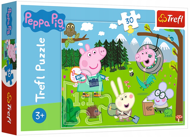 

Puzzle 30 Leśna Wyprawa Świnka Peppa 18245 Trefl
