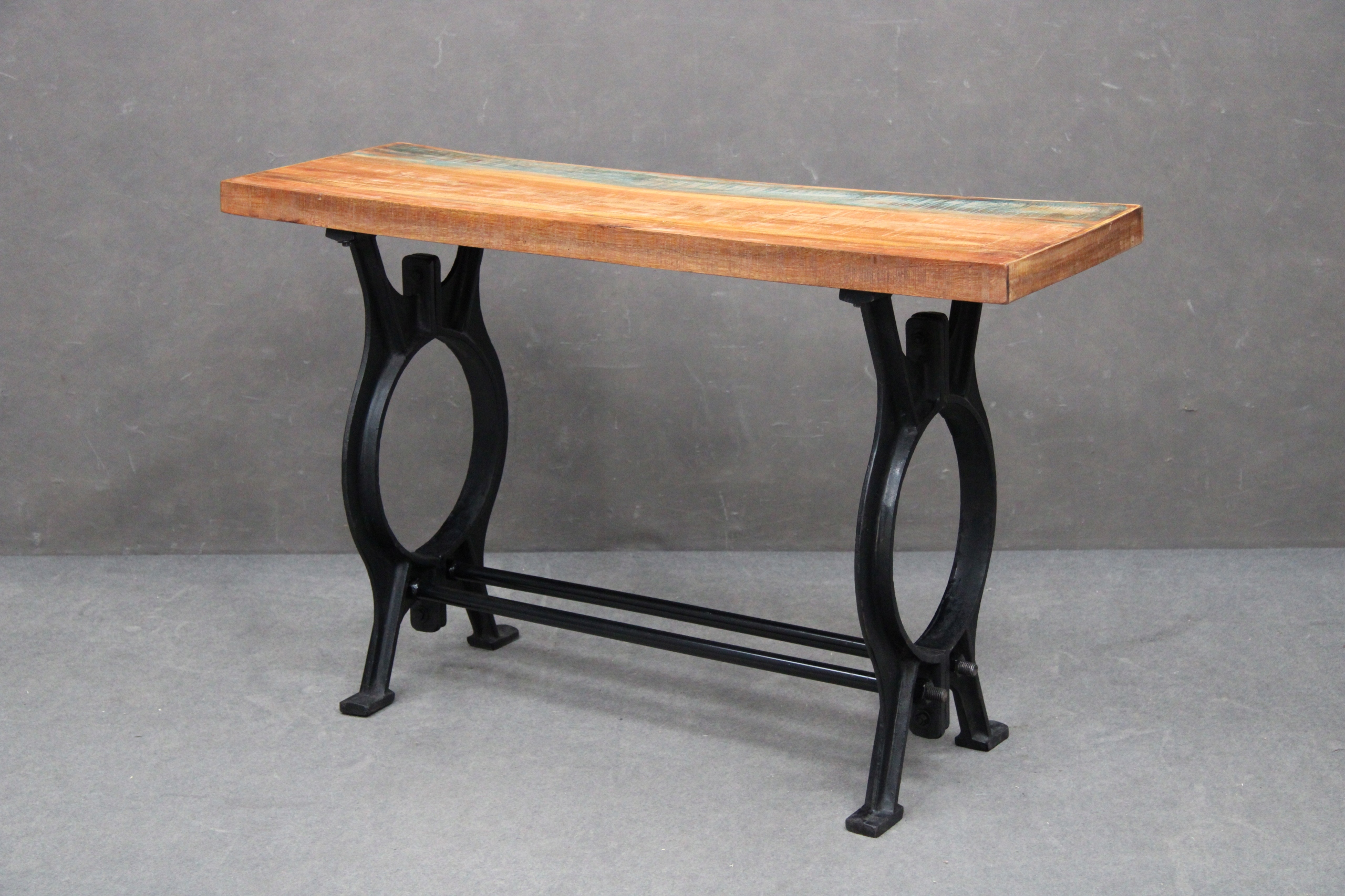 Konsola Stolik Drewniany Stół Indyjski INDUSTRIAL