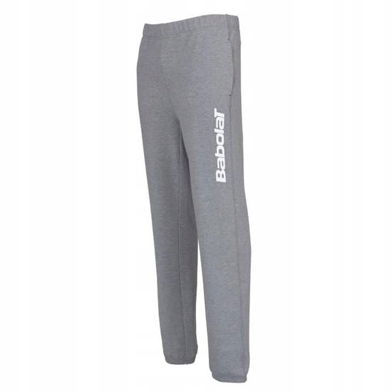 Spodnie Chłopięce Babolat Core Training Big Logo Sweat Pant Boy Gray 128