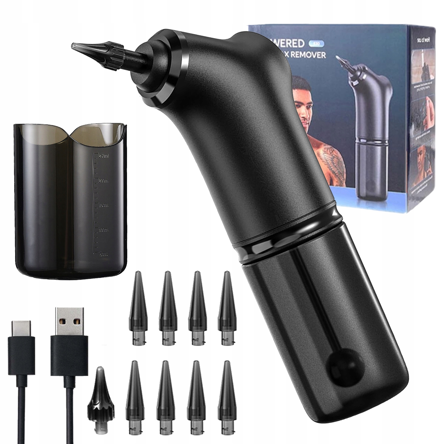 Irygator Urządzenie Do Czyszczenia Uszu Elektryczny Płukania Woskowiny