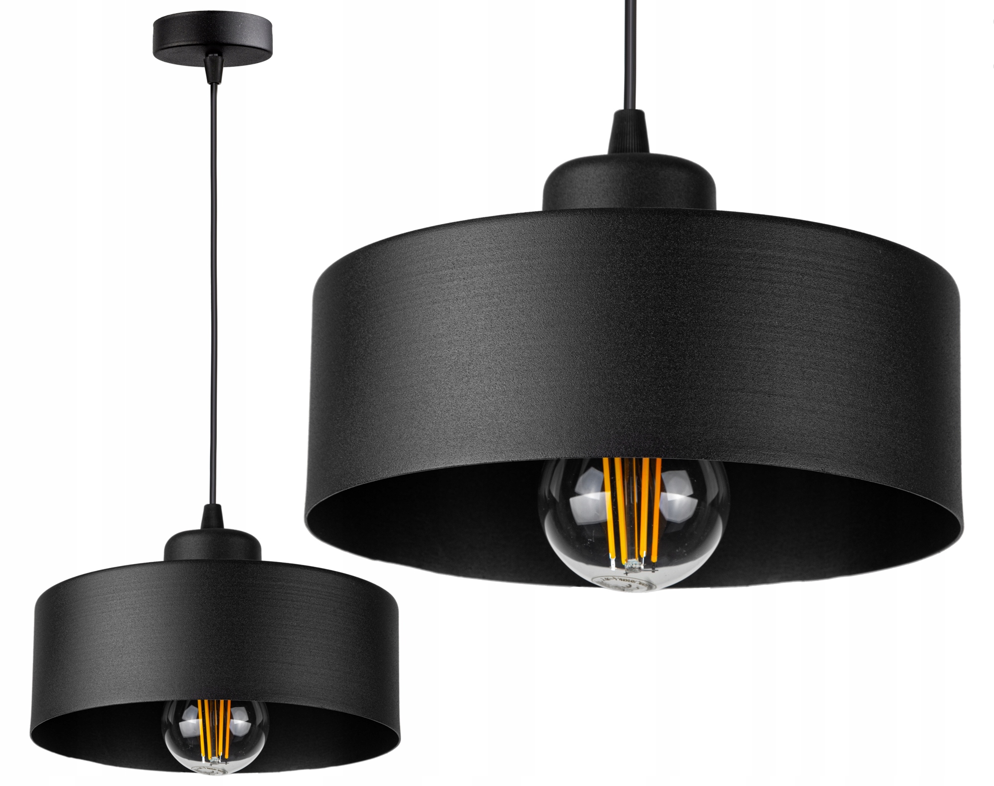 

Lampa Sufitowa Plafon Żyrandol Loft Edison Led
