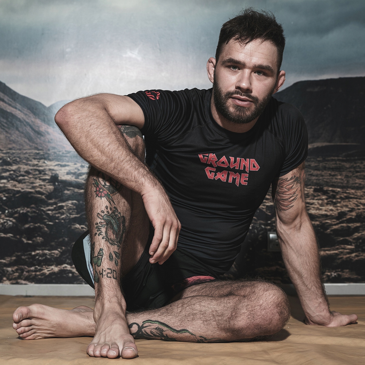 Rashguard Inferno krátký rukáv L Ground Game