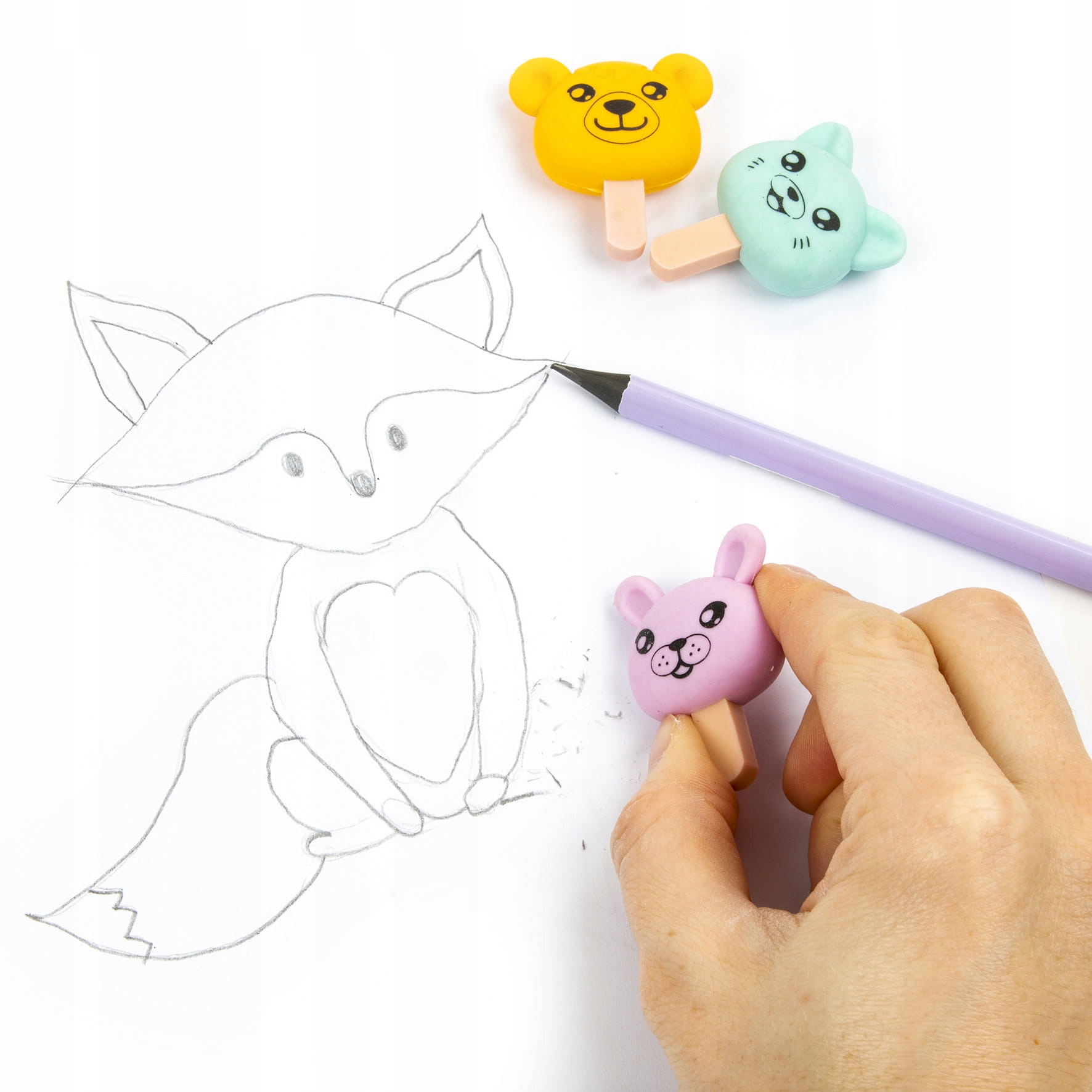 

Zapachowa Gumka Do Mazania Kidea Na Patyku MIX