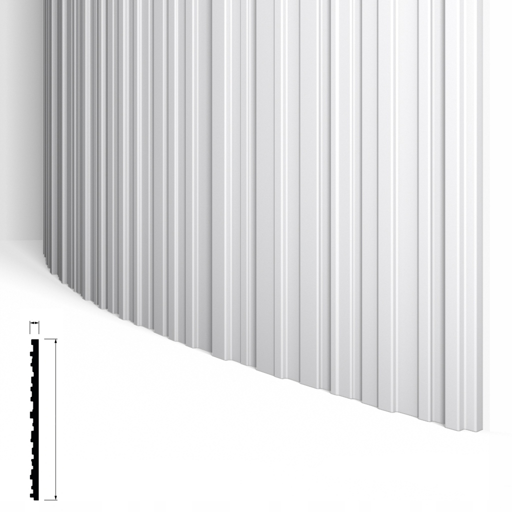 Panel ścienny 3D Allegretto Flex 200x29,5cm, Arstyl Noel & Marquet