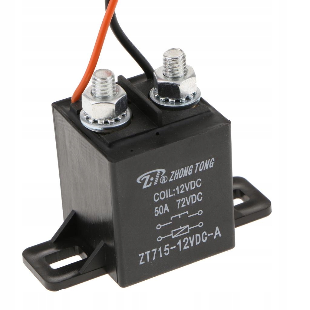DC 12V 50A 4-pinowy Spst Heavy Duty Split On/off Przekaźnik Samochód Ciężarówka Łódź