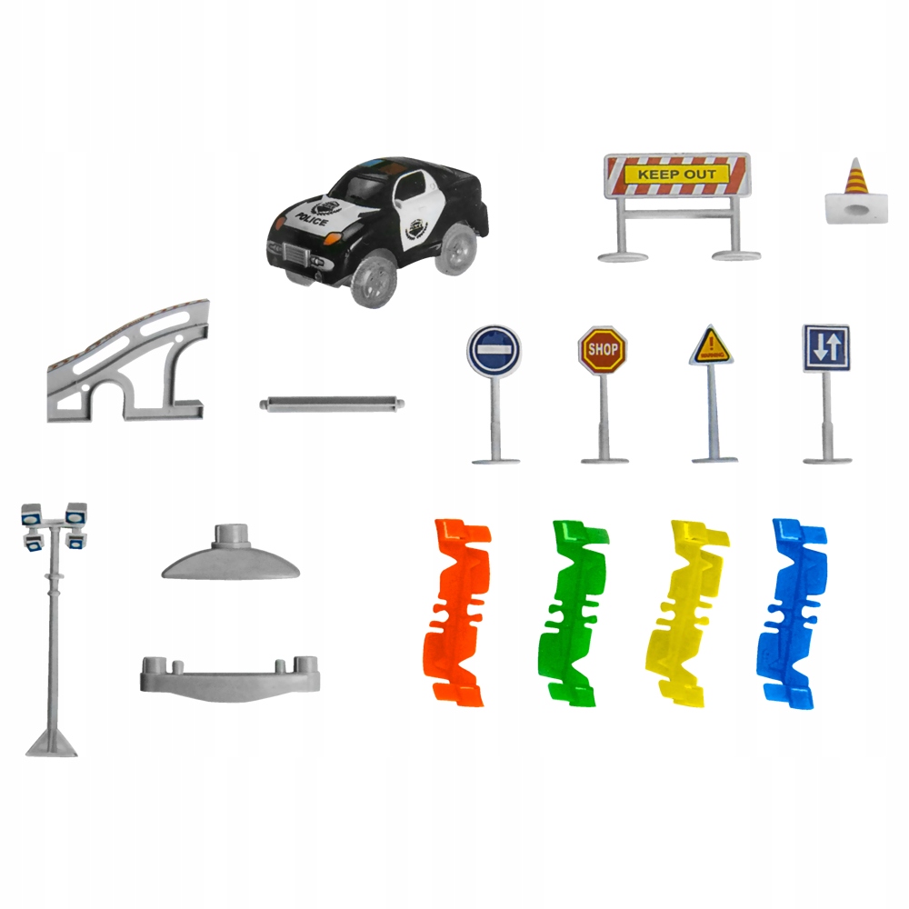 Magic tracks świecący tor 220 el most Autko Wiek dziecka 3 lata +