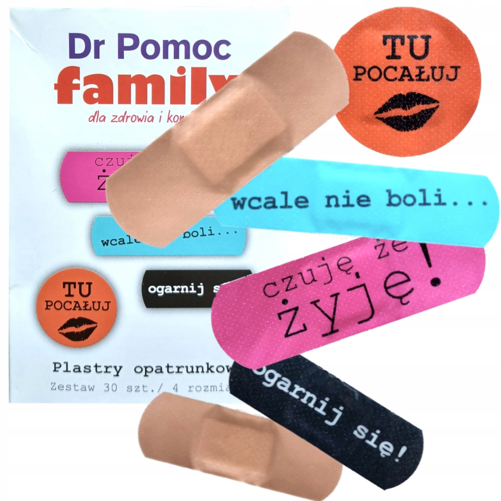 

Dr Pomoc Plastry Opatrunkowe Family 30szt