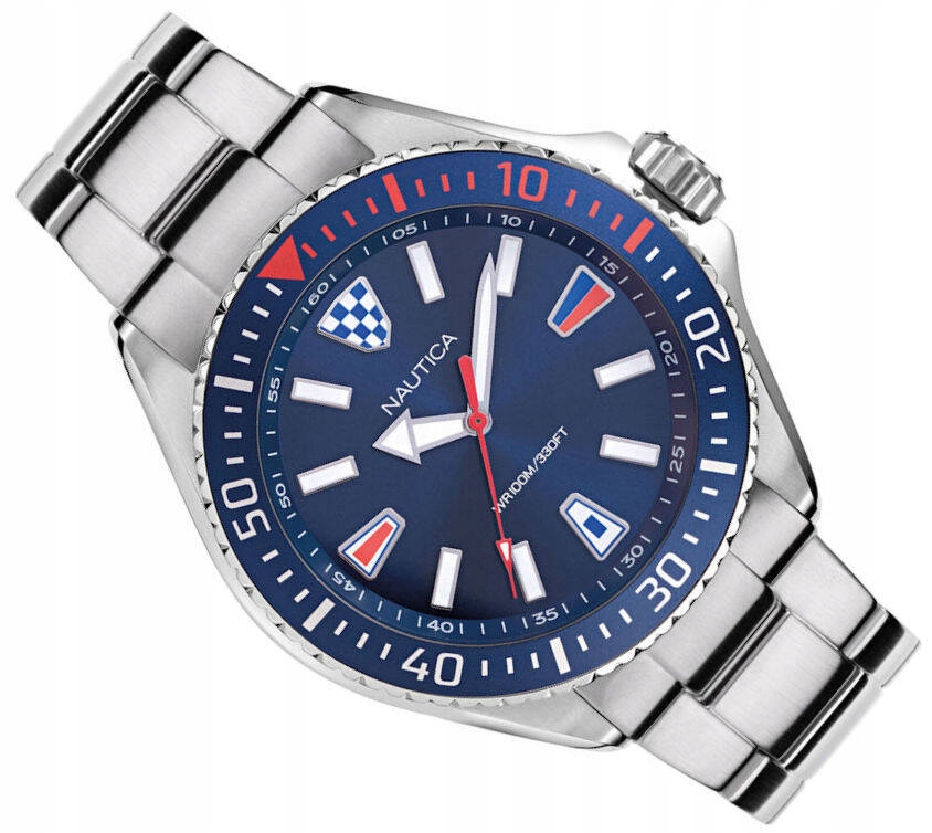 Sportovní Pánské Vodotěsné Hodinky Nautica Na Náramku NAPCPS904 100 M