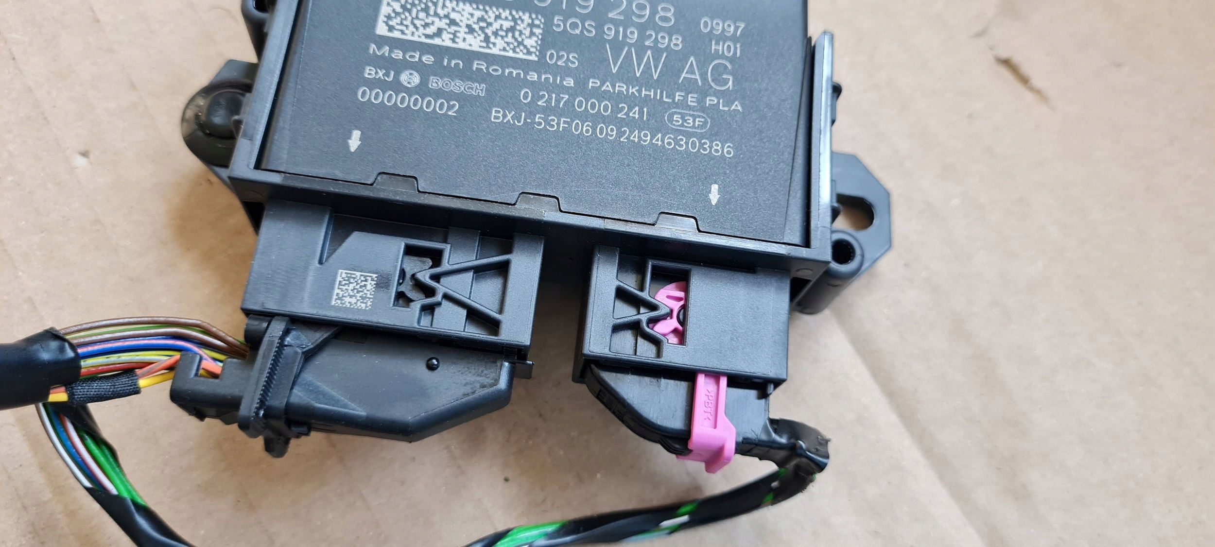 S3 8Y A3 LIFT module control unit PDC 5QS919298 VW AUDI