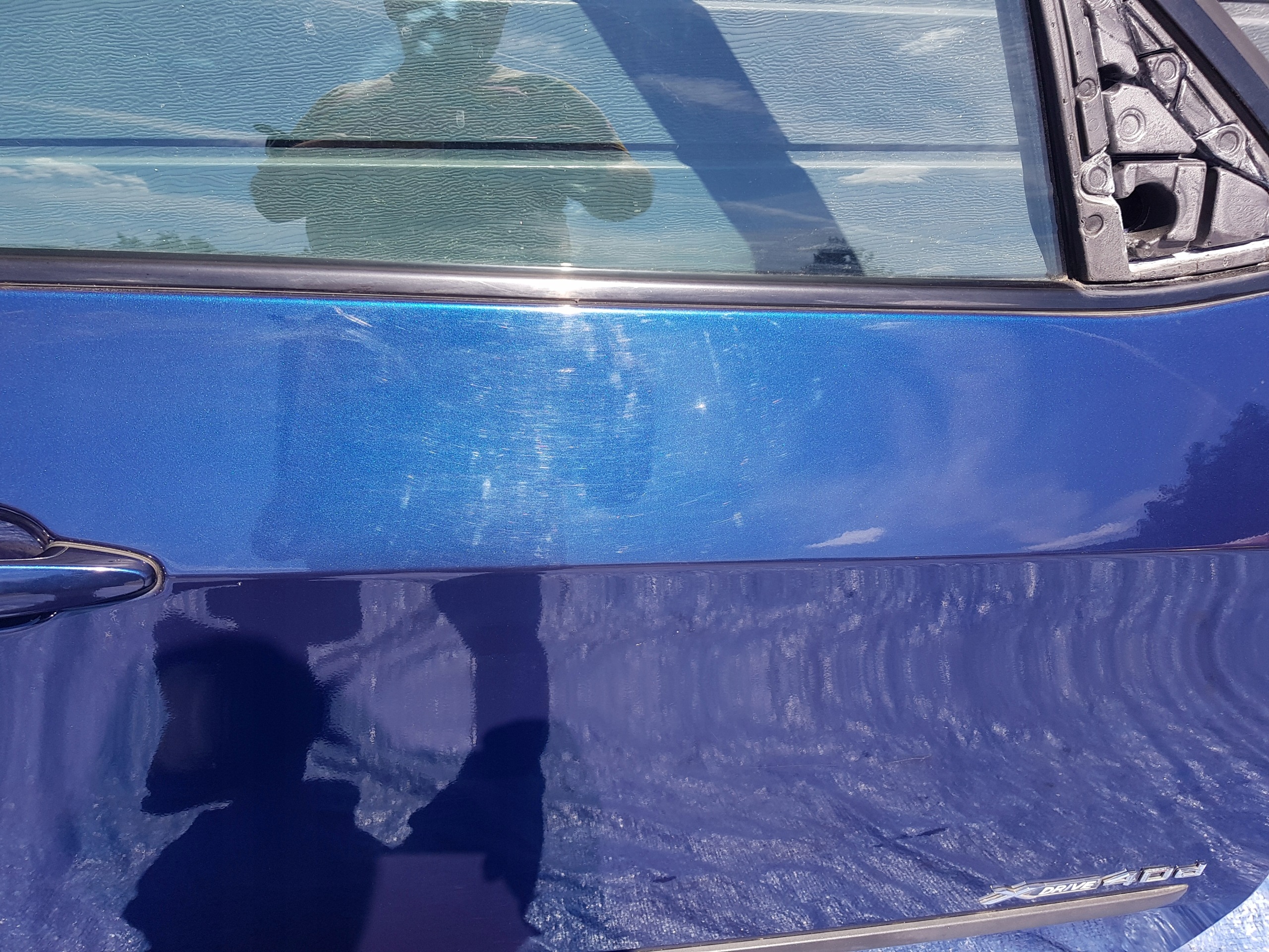 BMW X5 e70 door right right front front blue a76 A76/5