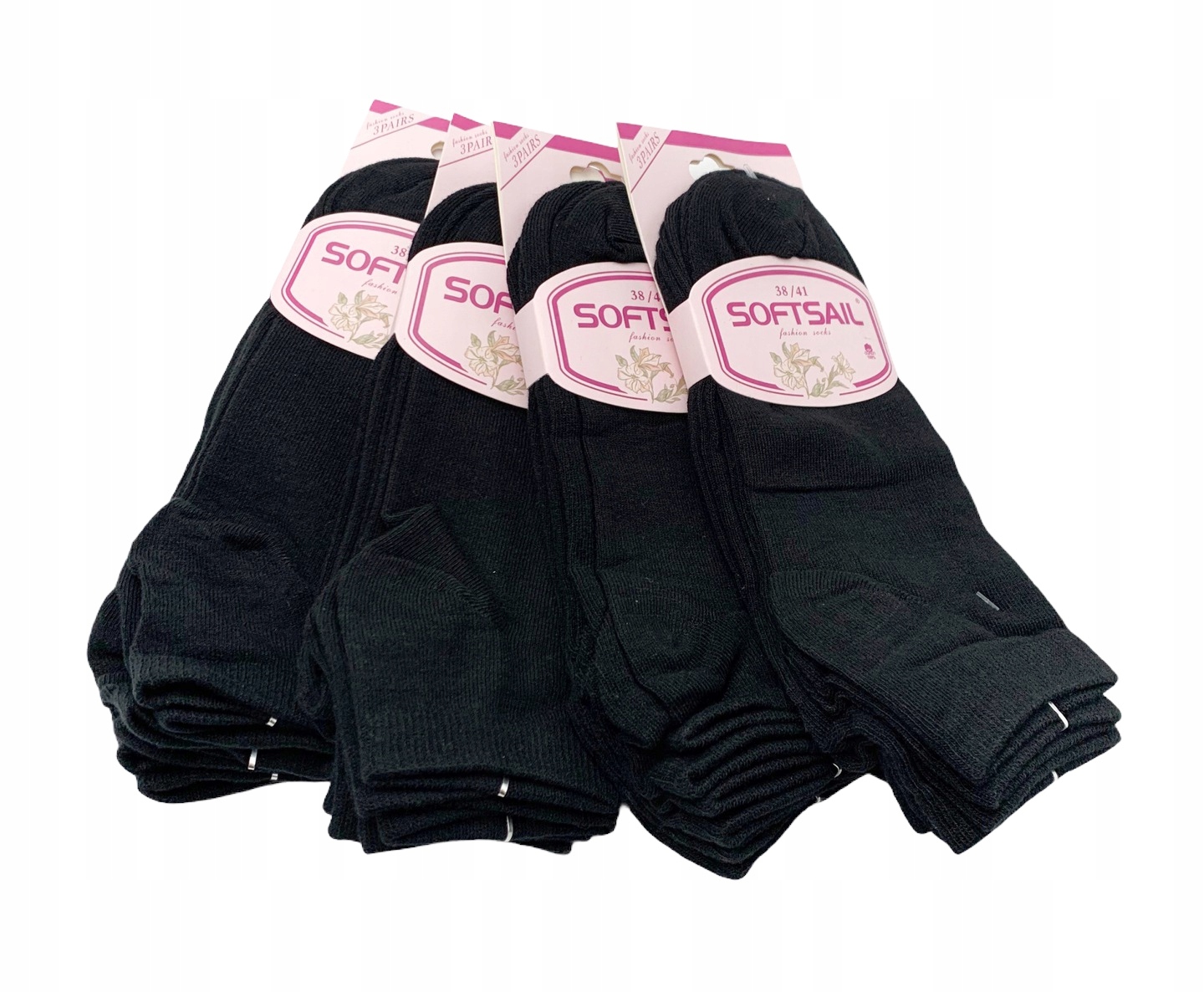 

12x Skarpety Bawełniane Zakostki Damskie Roz 38-41