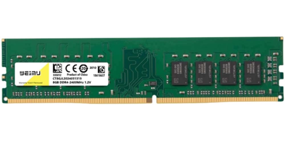 Paměť Ram DDR4 8GB 2400MHz Pc 19200 DIMM pro stolní počítače 1.2V