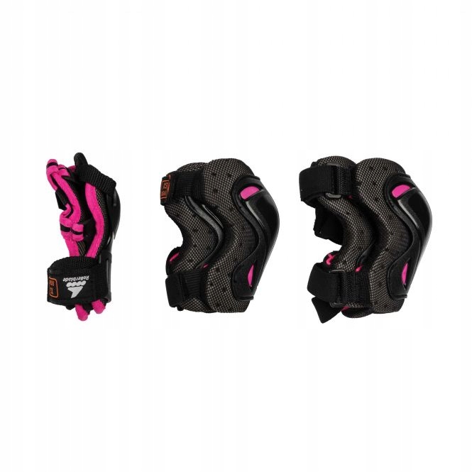 Zestawy ochraniaczy 3-Pack Rollerblade Skate Gear S różowe