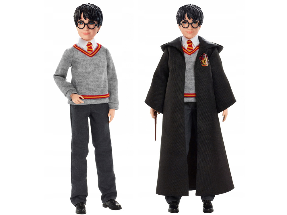 HARRY POTTER LALKA ZESTAW HOGWART GRYFFINDOR STRÓJ RÓŻDŻKA AKCESORIA Kolor wielokolorowy