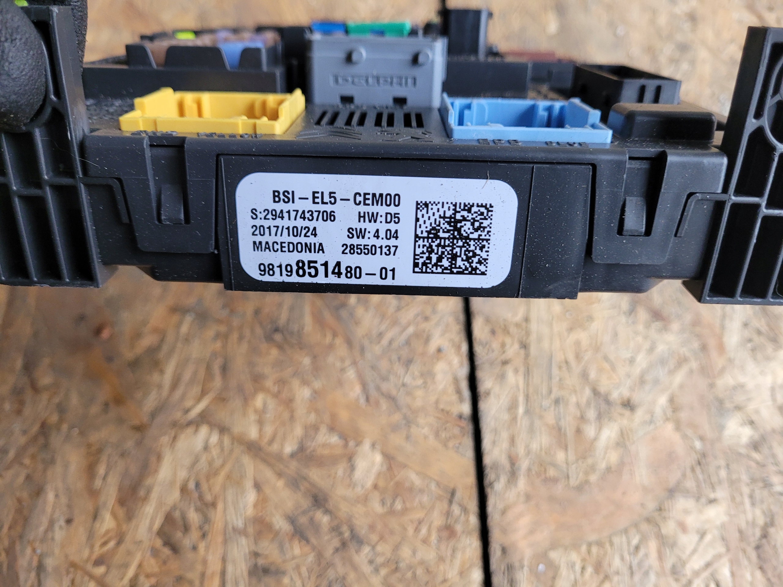 module BSI PSA 9819851480