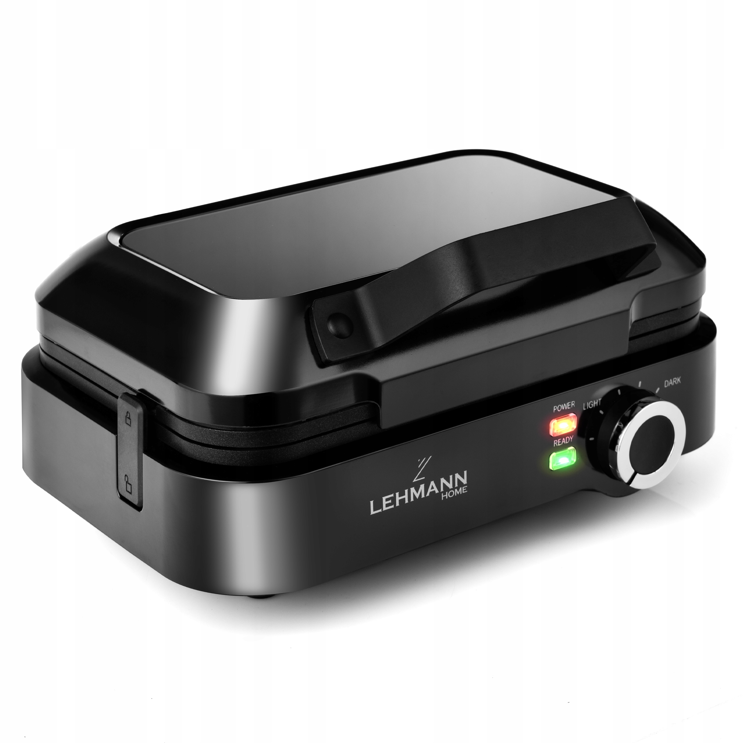 GOFROWNICA 2000W NA 2 DUŻE GOFRY REGULACJA TEMPERATURY MOCNA NIEWYCIEKAJĄCA Szerokość produktu 25.5 cm