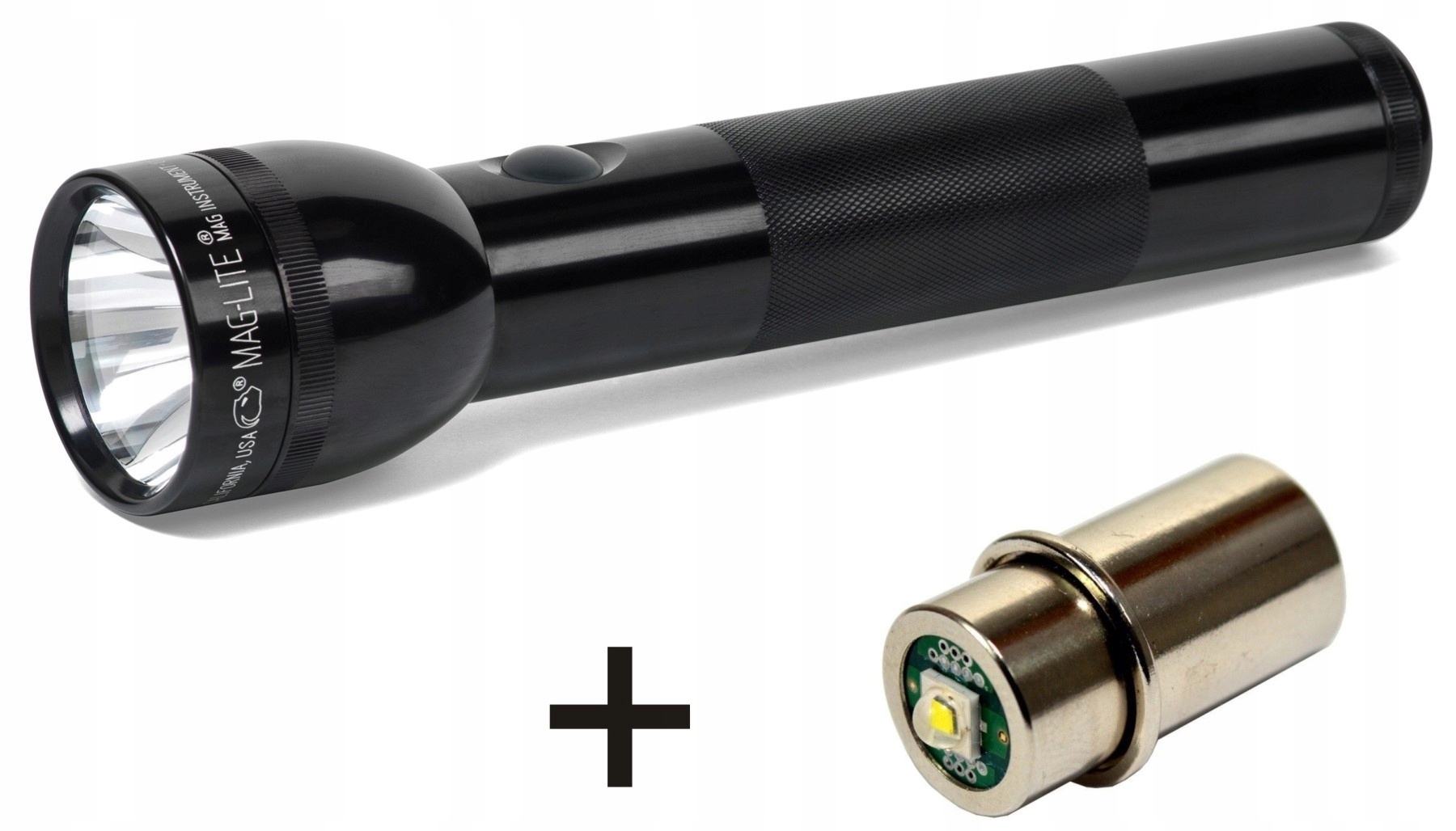 Maglite 2D Black plus Led