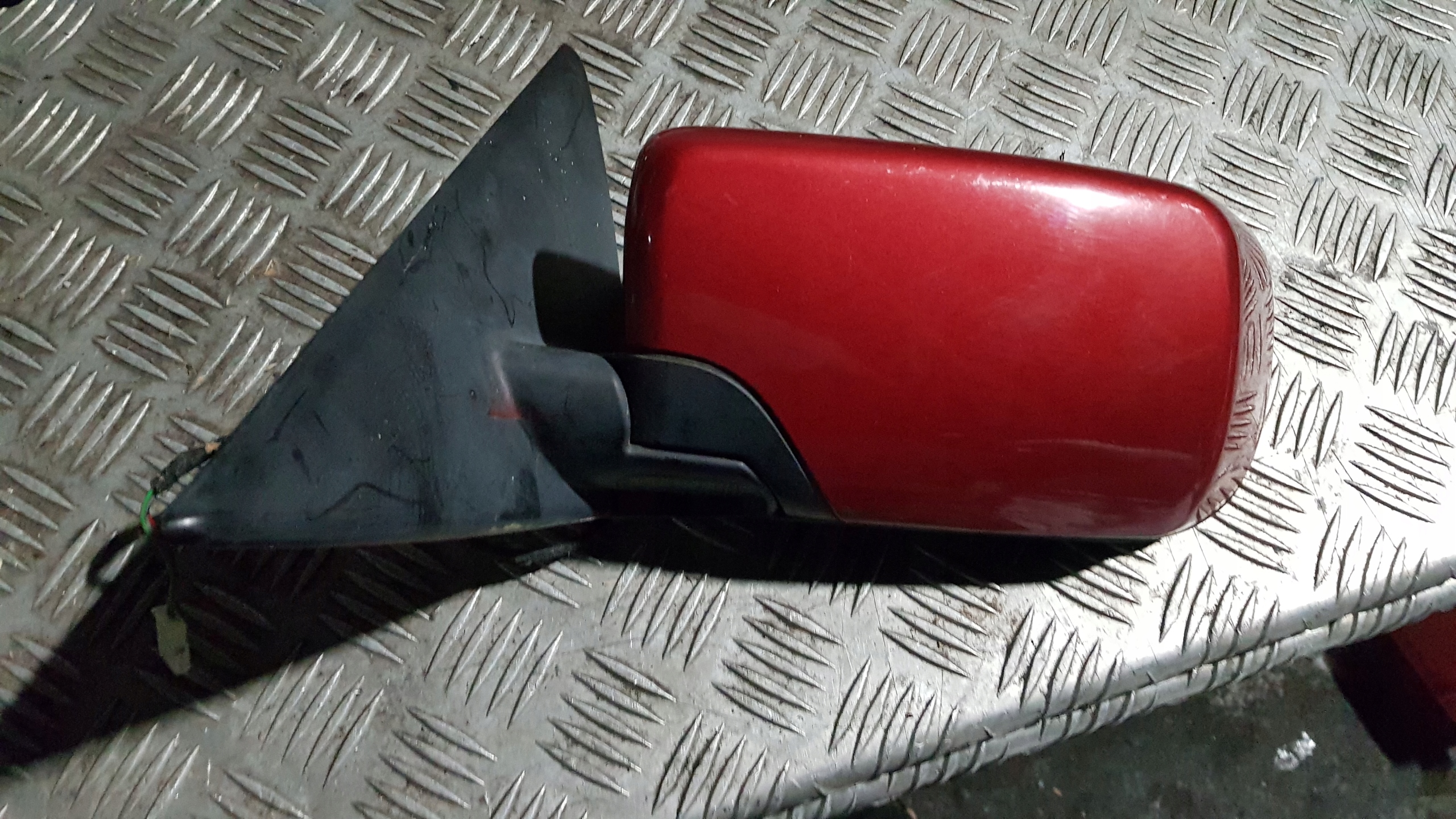 BMW 3 E46 mirror left COMPACT 3 PIN FLAMENCO ROT