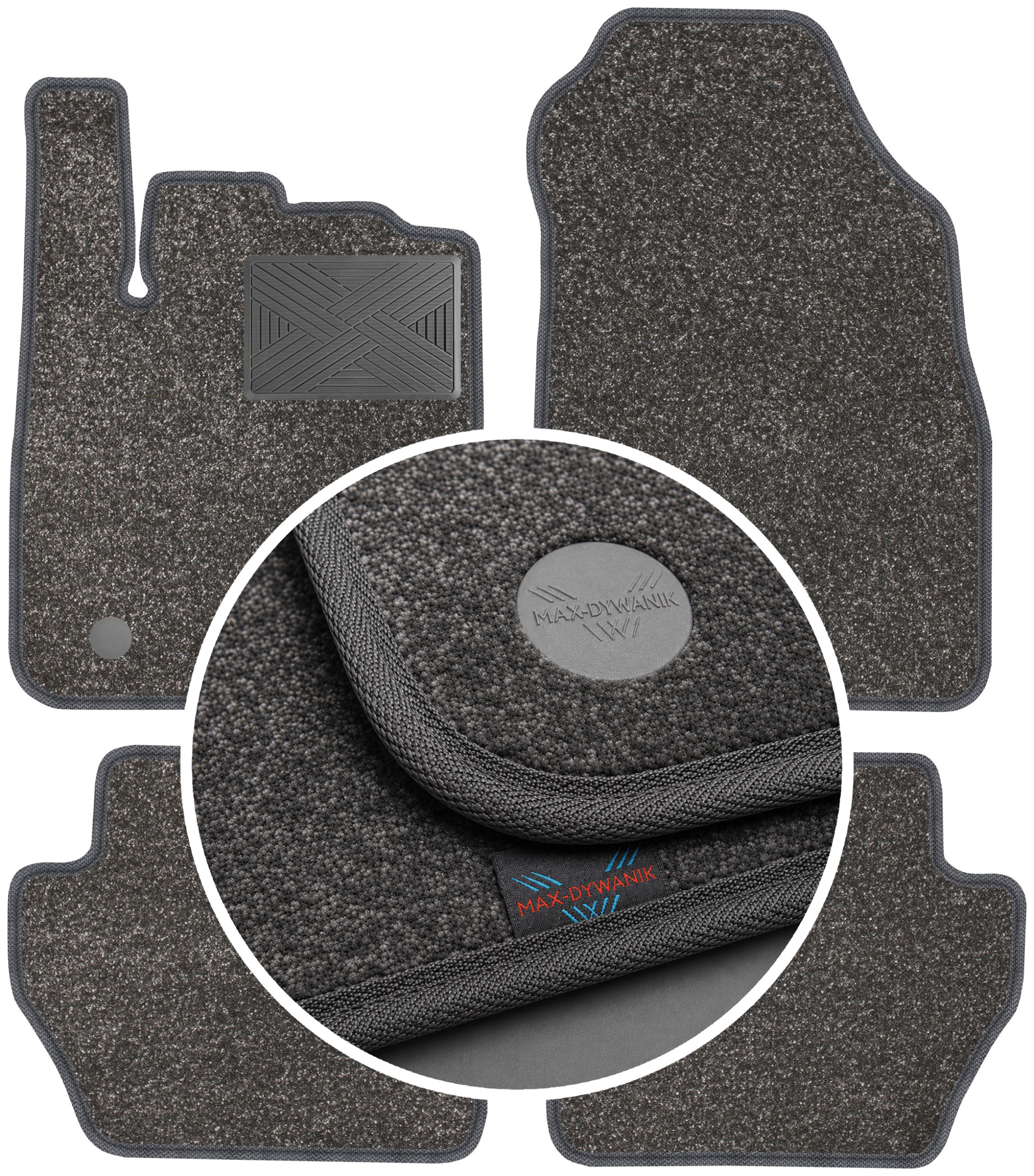 Ford Fiesta MK6 Fl 2011-2017 Koberce do auta Perl-Line 12 mm
