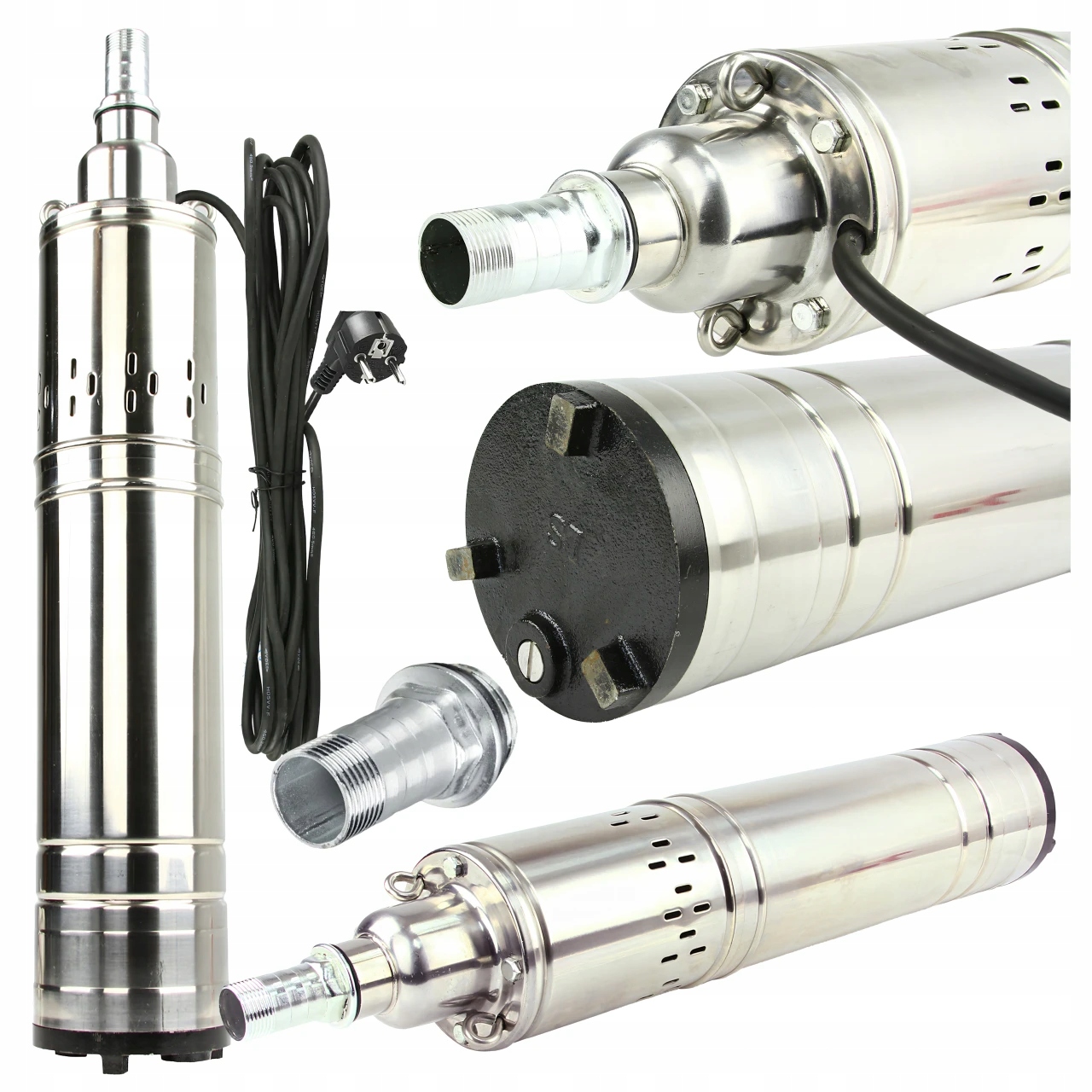 Hĺbková skrutková vodná pumpa pre studňu 1500 W 2 m³/h Výkonná