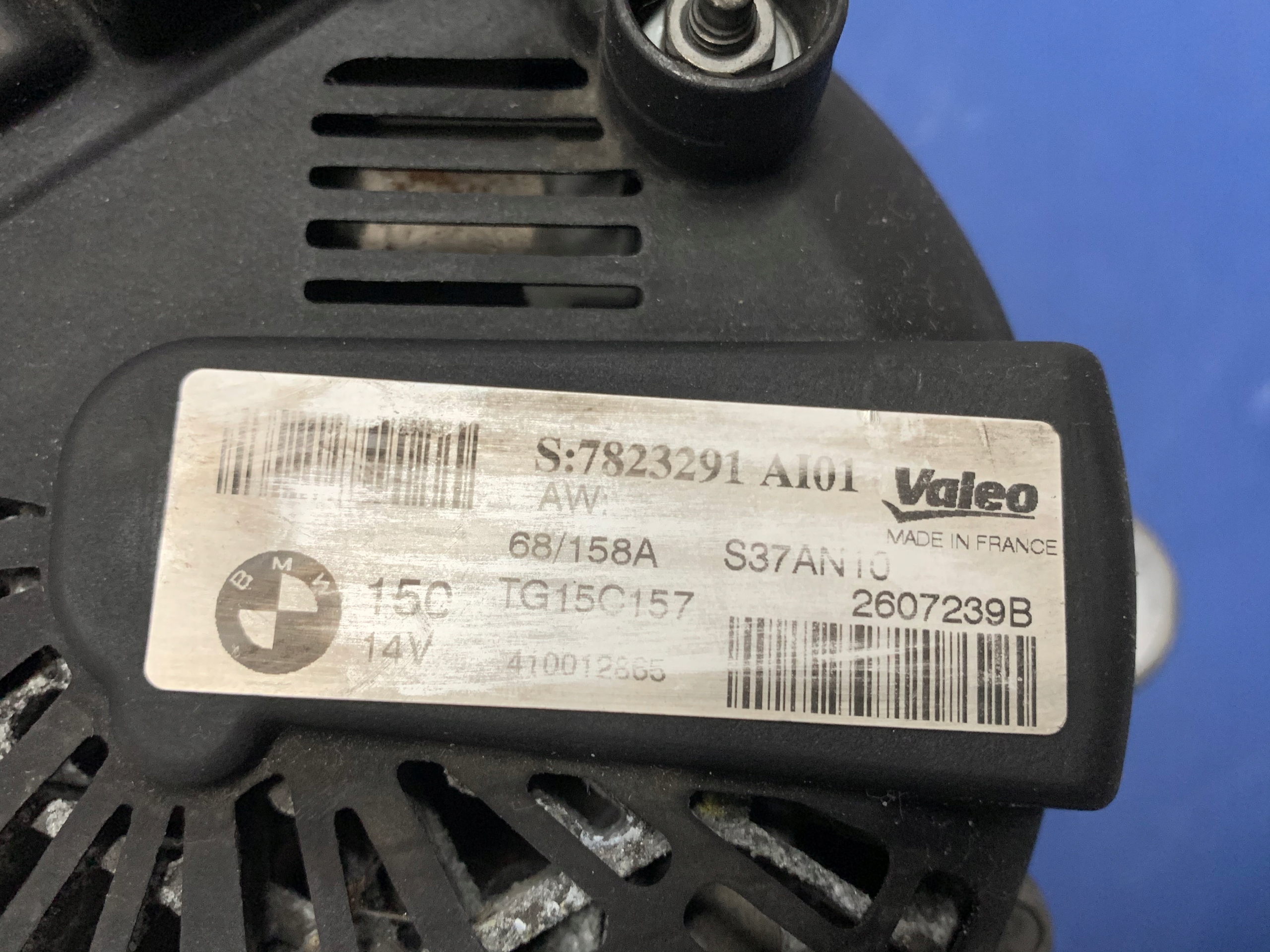 Alternator VALEO 2607239B 158A MINI R60 R61 1.6