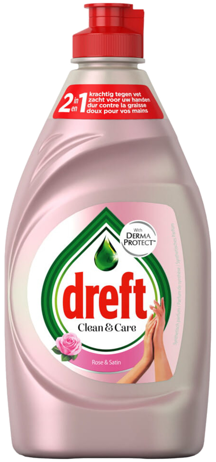 

Dreft Fairy Derma Róża Satyna Płyn Naczyń 383ml Be