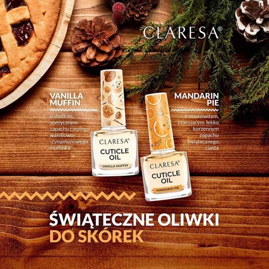 CLARESA oliwka do skórek Vanilla Muffin 5ml Stan opakowania oryginalne