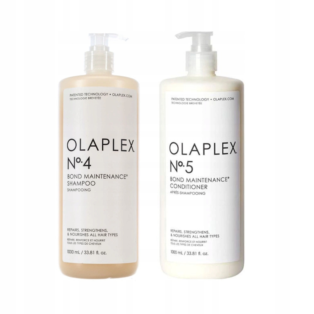 Sada Olaplex č.4 1000 ml a č.5 1000 ml pro obnovu poškozených vlasů