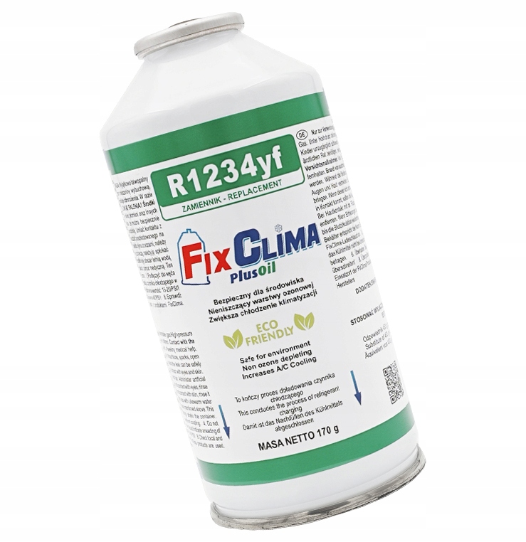 

Gaz Do Nabicia Klimatyzacji W Aucie 170G R1234yf