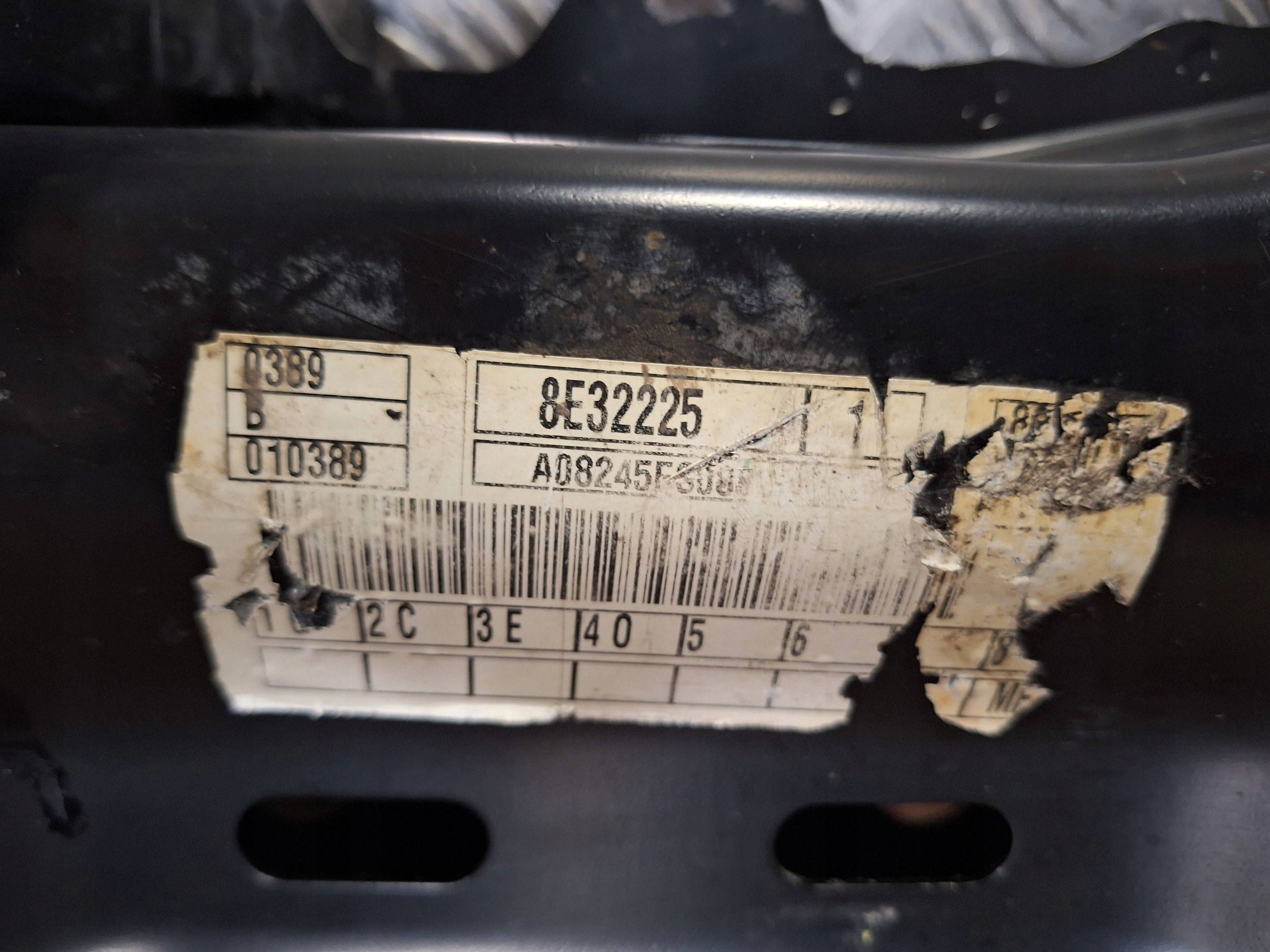 axle beam axle beam subframe MAZDA 2 II 07-14 DIESEL